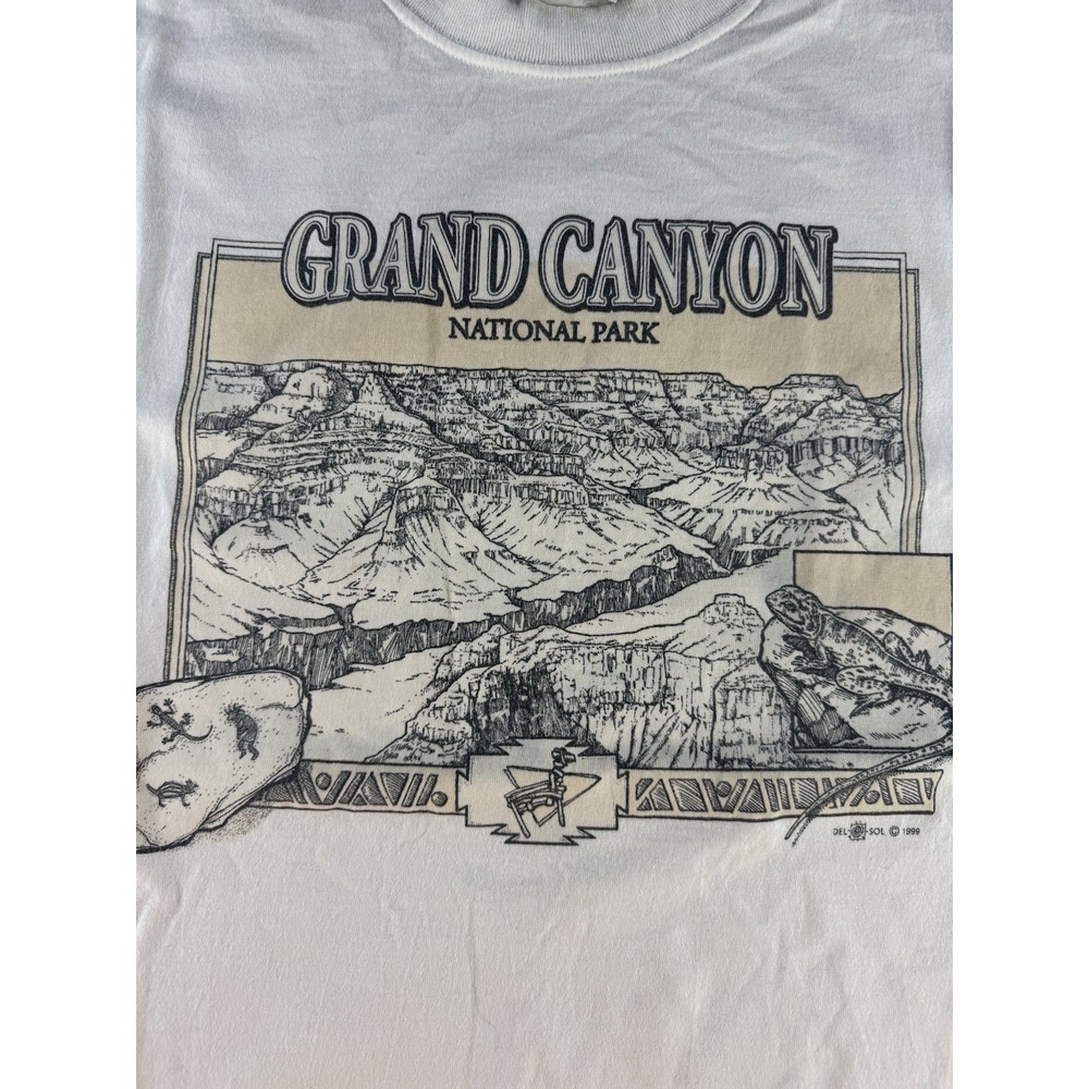 VTG 1999 Grand Canyon National Park T Shirt USA Single Stitch Large - Picture 3 of 9